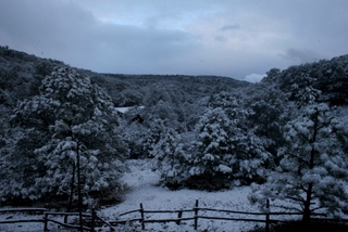  Hiking in the snow 